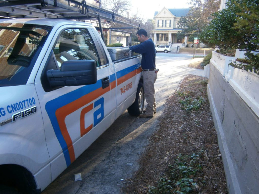 conditioned air inc service truck